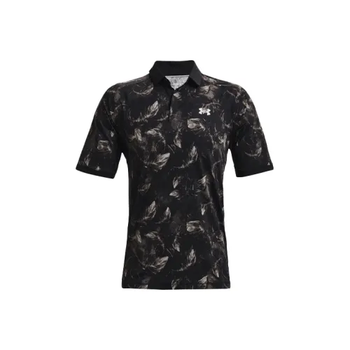 Under Armour Iso CHILL Черное Мужское Поло