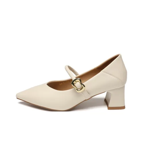 ZHR Грубый каблук Высокие каблуки 5,5 см Женские