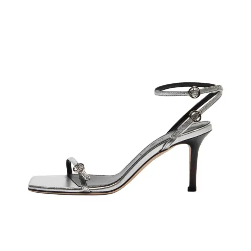 Aeyde Hallie One Ремешок Сандалии 7,5 см Женские Серебряные