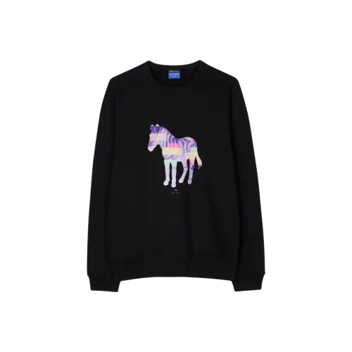 Paul Smith Paul Smith Zebra Logo Series Черные Мужские Толстовки