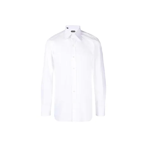 TOM FORD SS24 Рубашка Мужская Белая