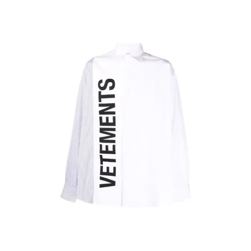 Vetements Белые Мужские Рубашки