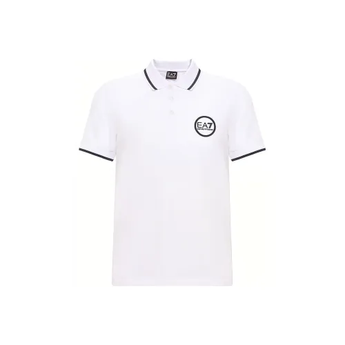 EMPORIO ARMANI EA7 Поло Мужское Белое
