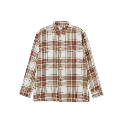 Levis Коричневые Мужские Рубашки