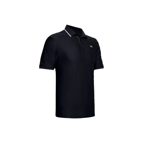 Under Armour Playoff Черное Мужское Поло