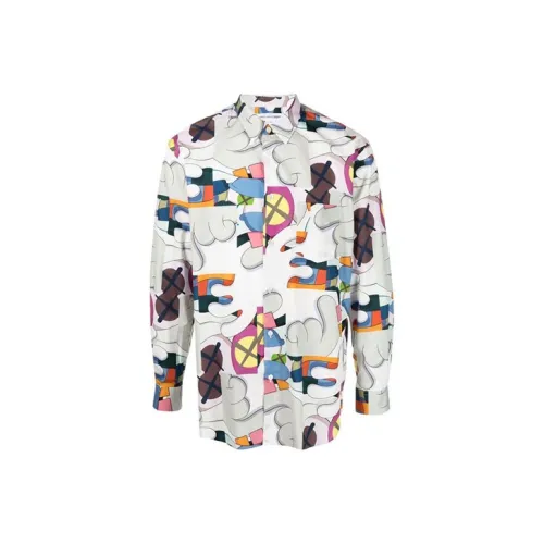 CDG Белые Мужские Рубашки