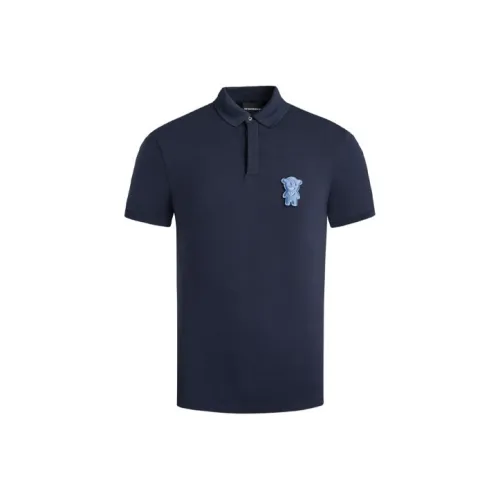EMPORIO ARMANI Поло Мужское Темно-Синий