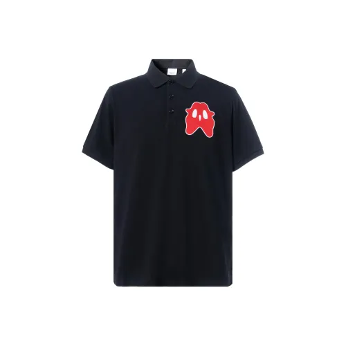 Burberry SS22 Поло Мужское Черное