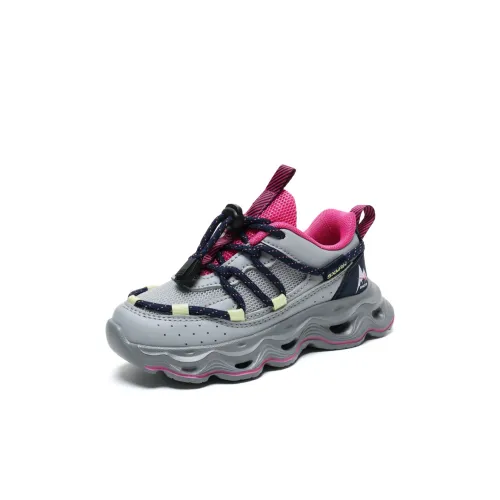 Binary Износостойкий Дышащий Легкий Амортизация Низкий Топ Повседневный Серый Розовый Красный Детский