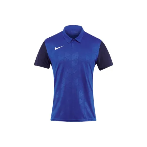 Nike Синий Мужское Поло