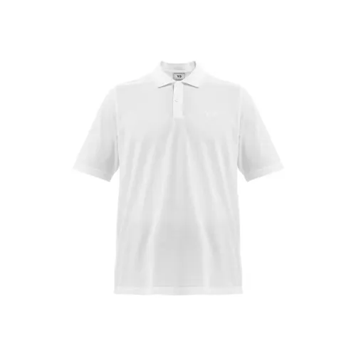 Y 3 White Men's Polo