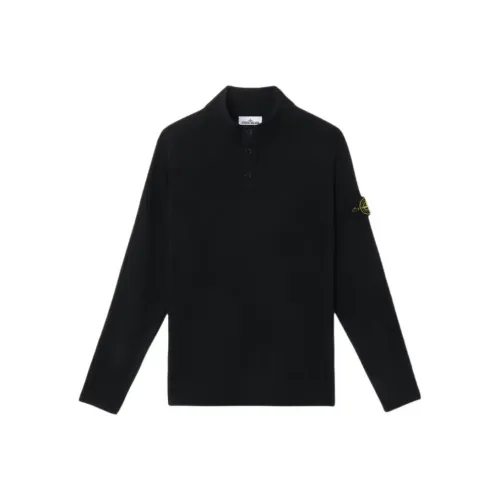 Stone Island Черный Мужской Трикотаж