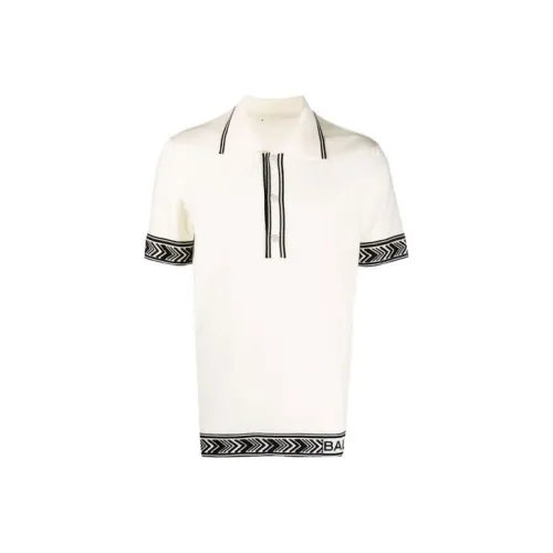 BALMAIN Белая Мужская Поло