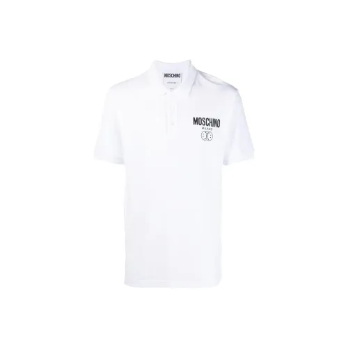 MOSCHINO Белая Мужская Поло