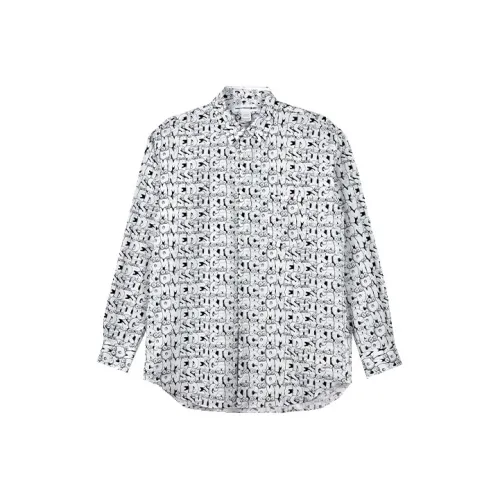 CDG Белая унисекс рубашка