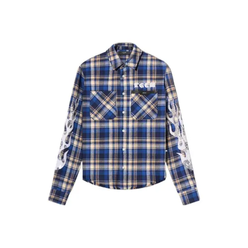 AMIRI Мужские Синие Рубашки