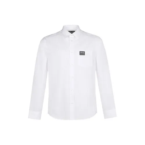 VERSACE JEANS COUTURE Белые Мужские Рубашки