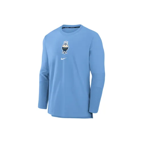 nike Milwaukee Brewers Аутентичная коллекция City Connect Игрок Свитшот Мужской Синий