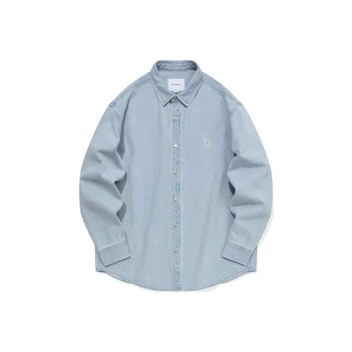 COVERNAT Светло-синий Унисекс Рубашки