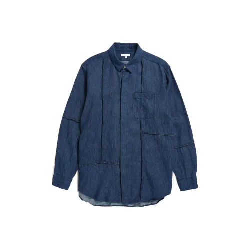 Рубашка Мужская Синяя от сотрудничества Engineered Garments