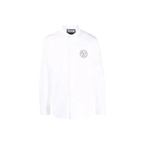 VERSACE JEANS COUTURE Белые Мужские Рубашки