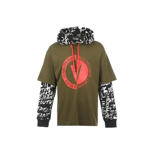 VERSACE JEANS COUTURE Зеленый Мужской Свитшот