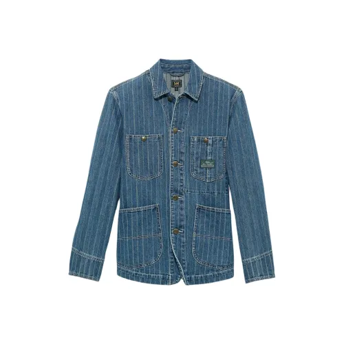 Lee совместный бренд модель Синий Мужской Джинсовые куртки