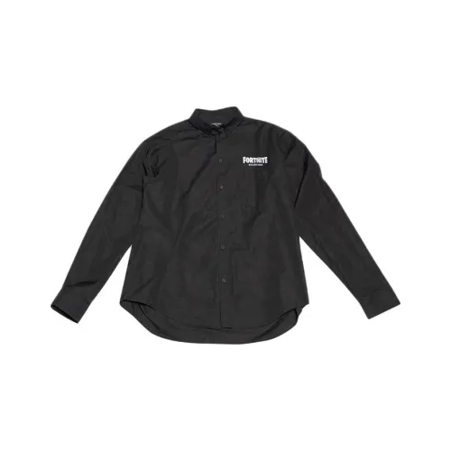 Balenciaga Мужские Черные Рубашки