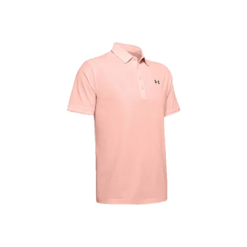 Under Armour Playoff Светло-розовая Мужская Поло