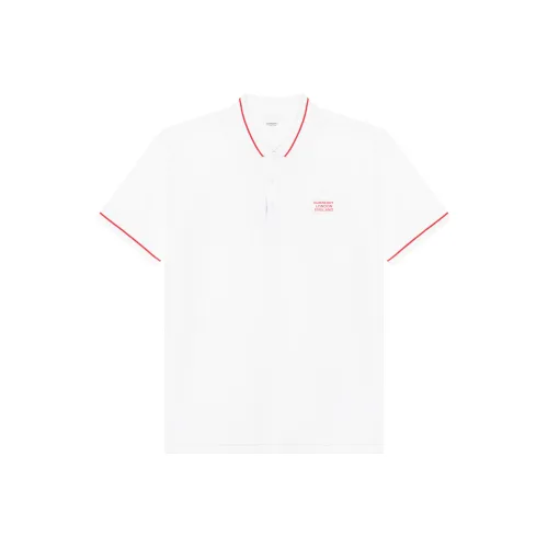Burberry Поло Мужское Белое