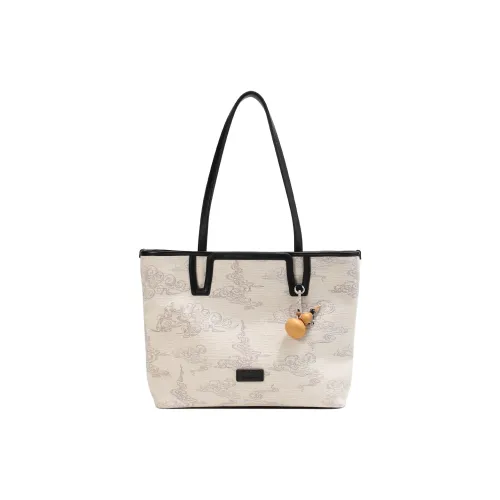 LOSEA Хлопок лен смесь сумка через плечо женская черная