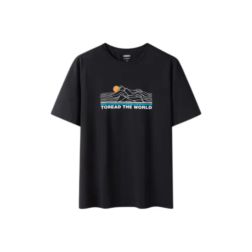 TOREAD Мужские черные T-рубашки