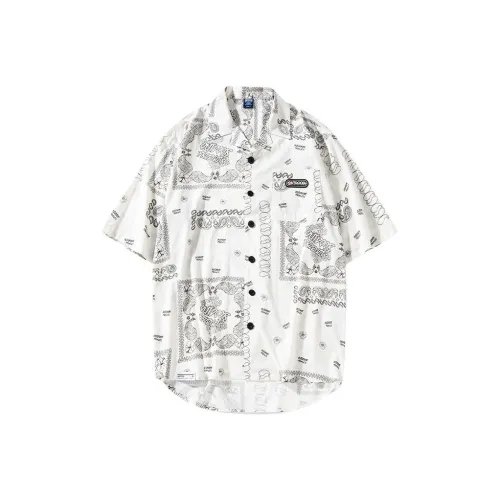 OUTDOOR PRODUCTS Рубашка Мужская Белая Подкладочная ткань Черная