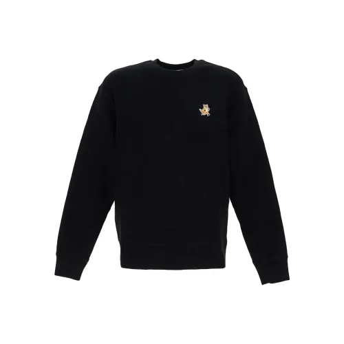 Maison Kitsune Мужские черные свитшоты