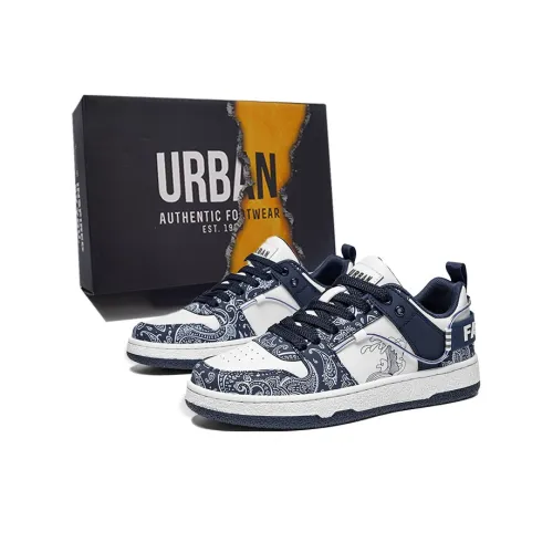 URBAN AUTHENTIC Slip-resistant Abrasion-resistant Low-top Skateboard Shoes Men's