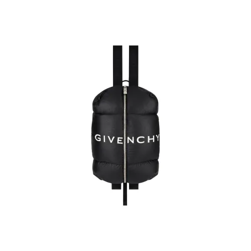 GIVENCHY Рюкзак из нейлонового материала с коровьей кожей мужской черный