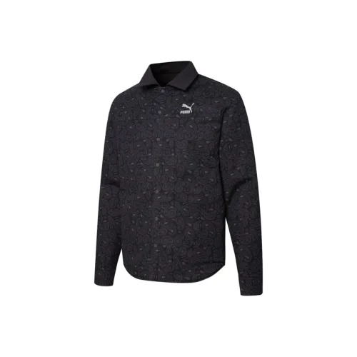 PUMA Мужские Черные Рубашки