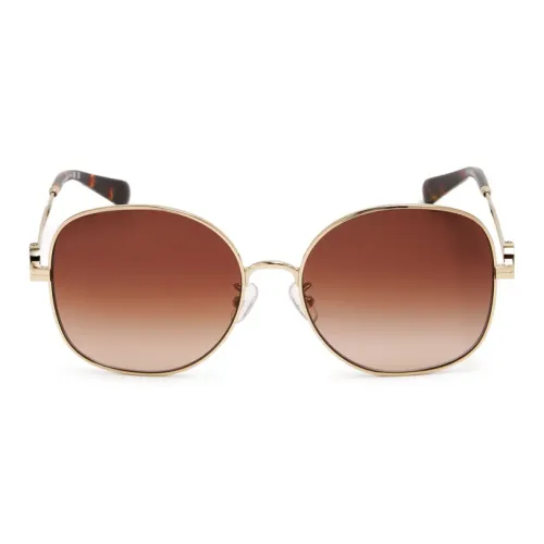 TORY BURCH Металл Нерегулярная форма Солнцезащитные очки Женские Золото
