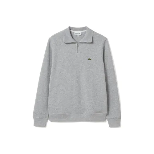 LACOSTE Collaboration CCA/Серебристо-серый Мужские Свитшоты