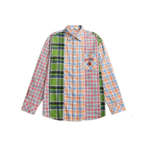 Guuka x CBC Длинный рукав Шツ Мужской Оранжевый