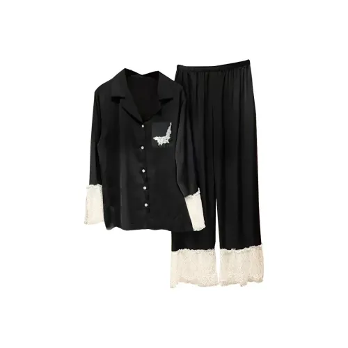 O'MESIK Пижамный комплект женский черный