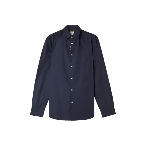 Paul Smith Темно-синие мужские рубашки