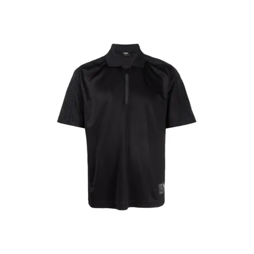 FENDI Мужская черная поло