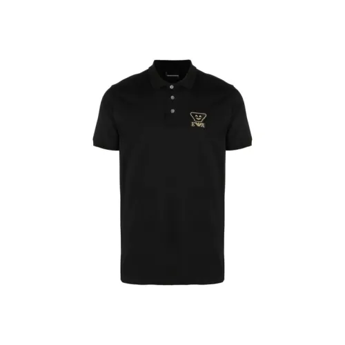 EMPORIO ARMANI Черная мужская поло