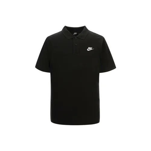 Nike Мужское Поло Черное