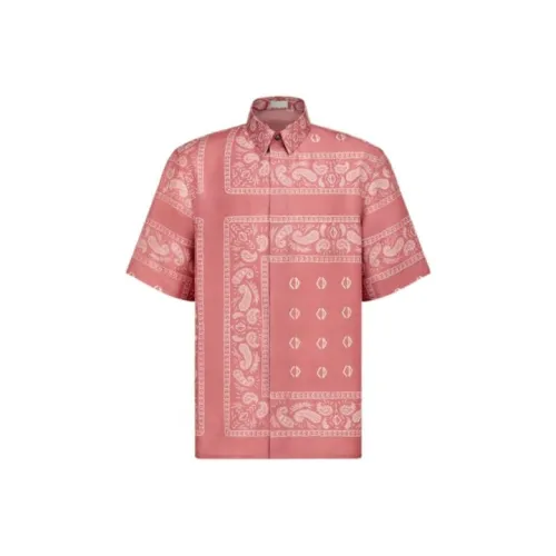 DIOR Quarterly New Products Розовые Мужские Рубашки