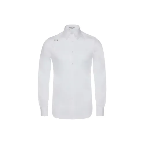 Alexander McQueen Рубашка Мужская Белая