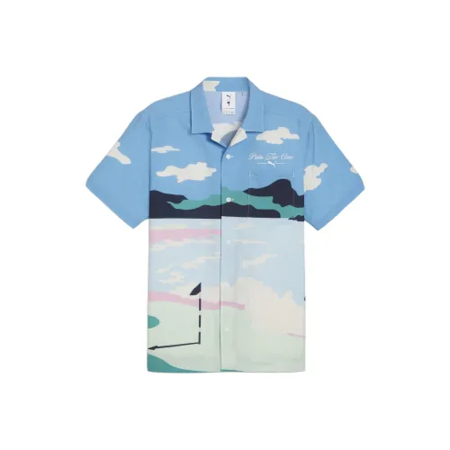 PUMA x THE Palm Tree Crew Рубашка Мужская Protea Blue