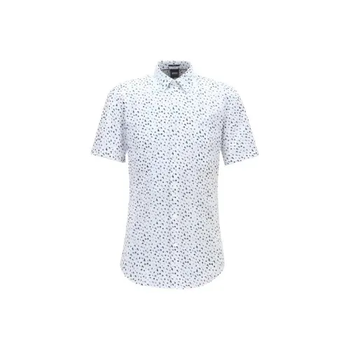 Hugo Boss Мужские Синие Рубашки