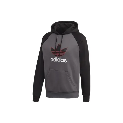 Adidas Originals 2,0 Linear Overhead Hoodie Sweatshirt Men's Dark Gray